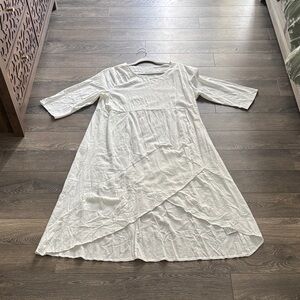 Elegant White Women's Dress